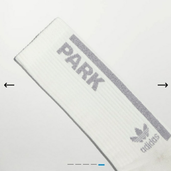 IVY PARK x Adidas IVYTOPIA 3 PK CREW SOCKS SOLD OUT!! - Picture 2 of 4